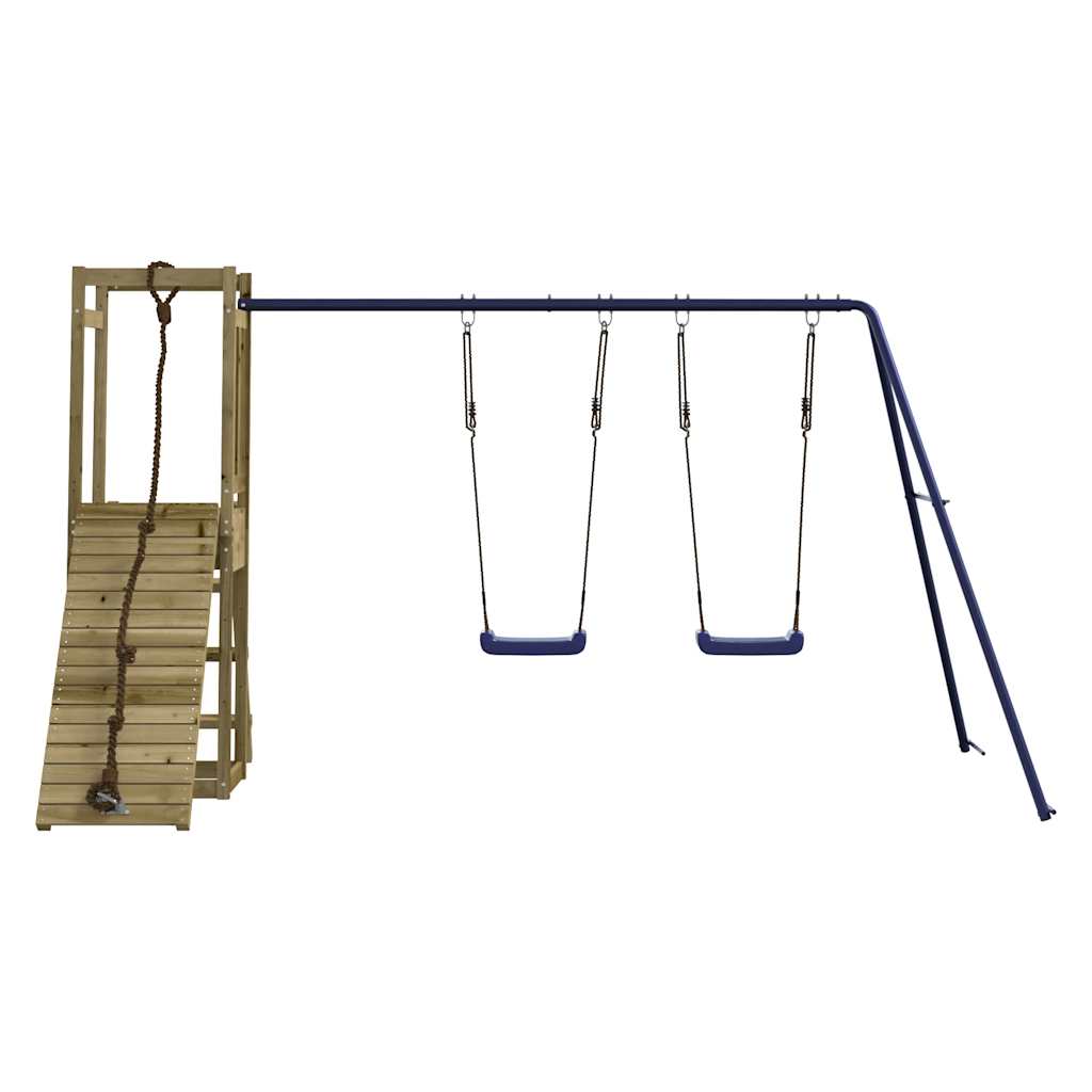 vidaXL Outdoor Playset Impregnated Wood Pine - Brown - 32788