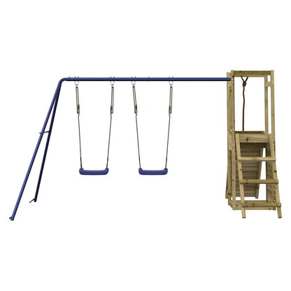 vidaXL Outdoor Playset Impregnated Wood Pine - Brown - 32788