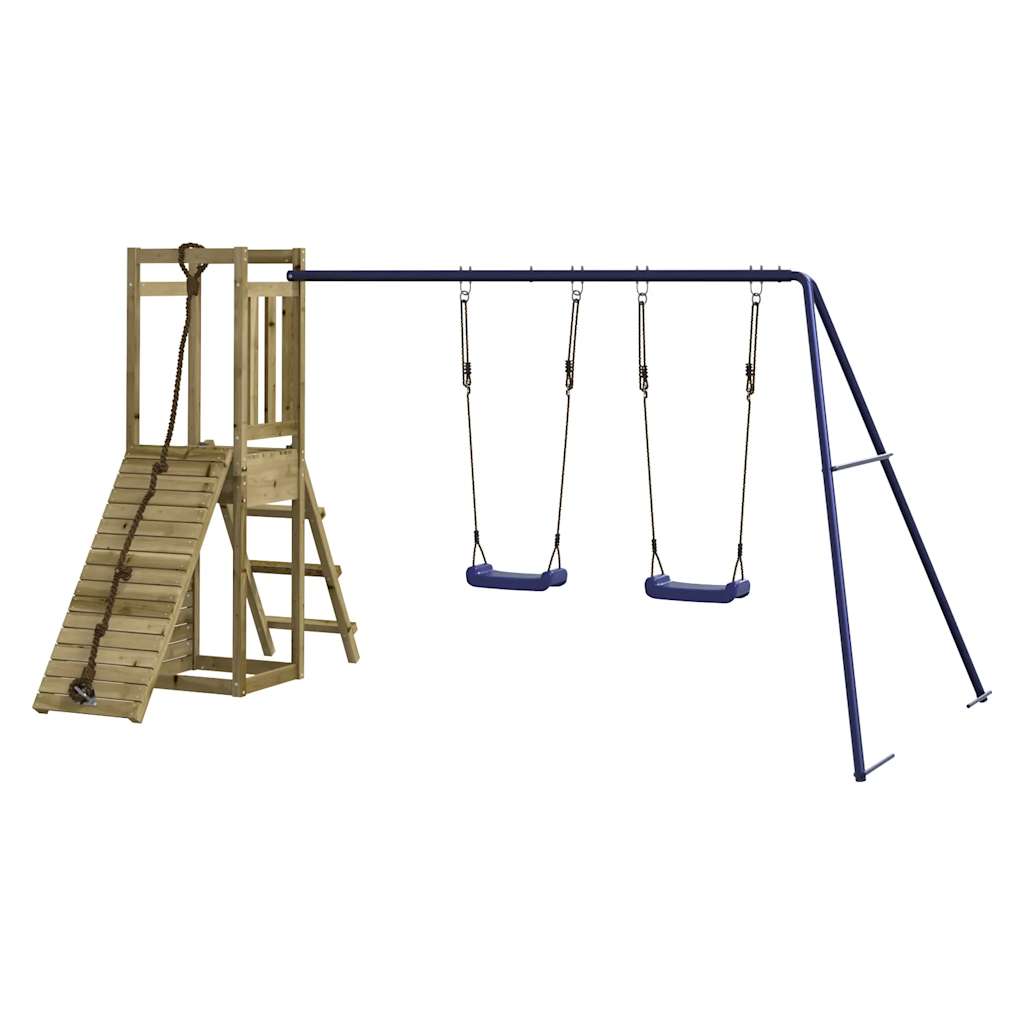vidaXL Outdoor Playset Impregnated Wood Pine - Brown - 32788