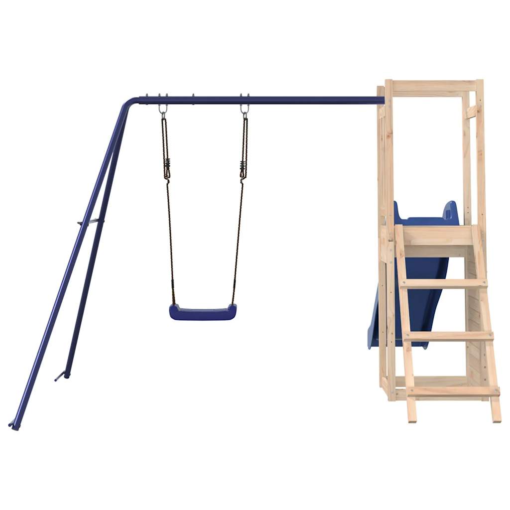 vidaXL Outdoor Playset Solid Wood Pine - Brown - 32791