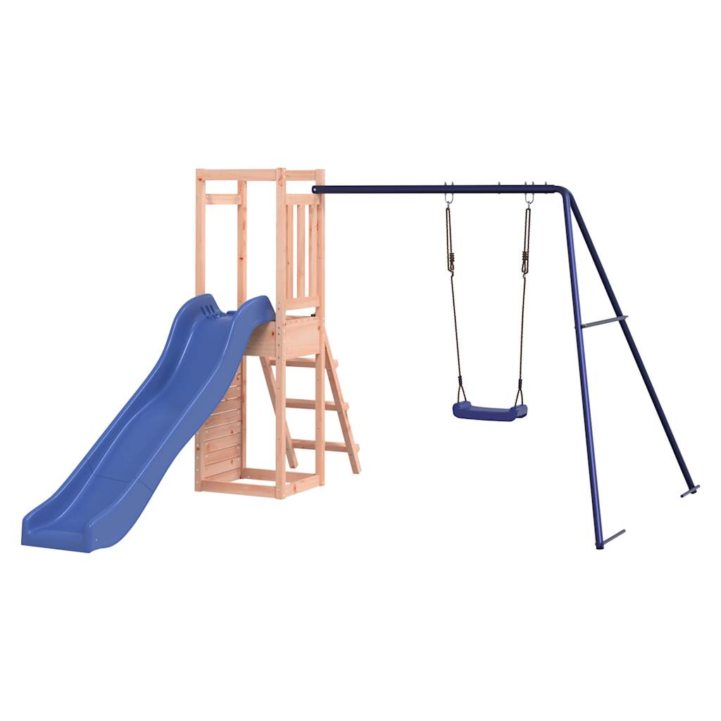 vidaXL Outdoor Playset Solid Wood Douglas - Brown - 32798