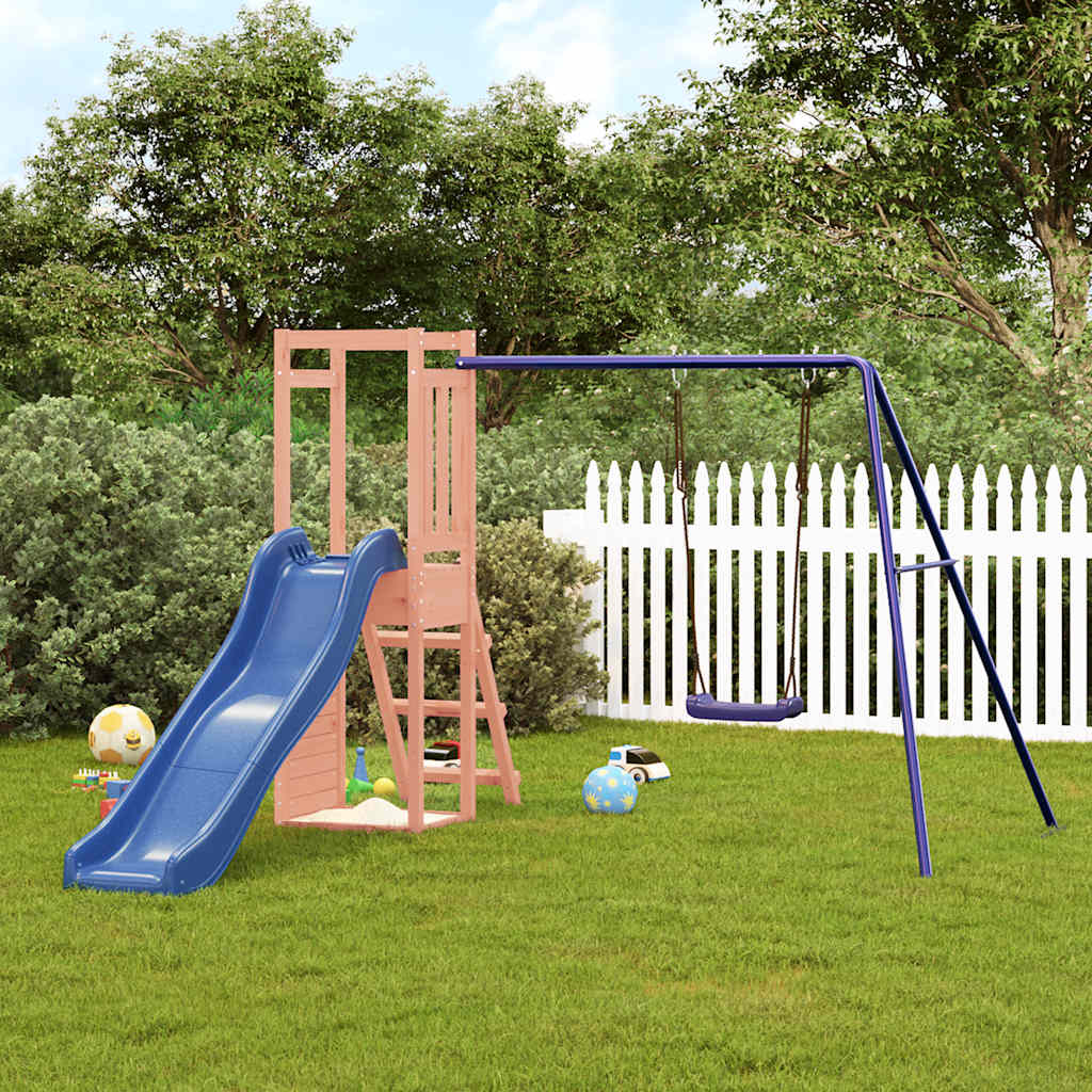 vidaXL Outdoor Playset Solid Wood Douglas - Brown - 32798