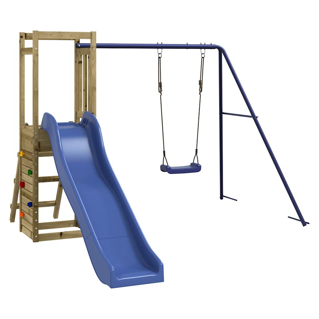 vidaXL Outdoor Playset Impregnated Wood Pine - Brown - 32807