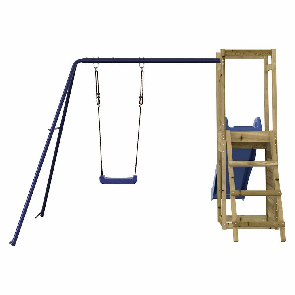 vidaXL Outdoor Playset Impregnated Wood Pine - Brown - 32807