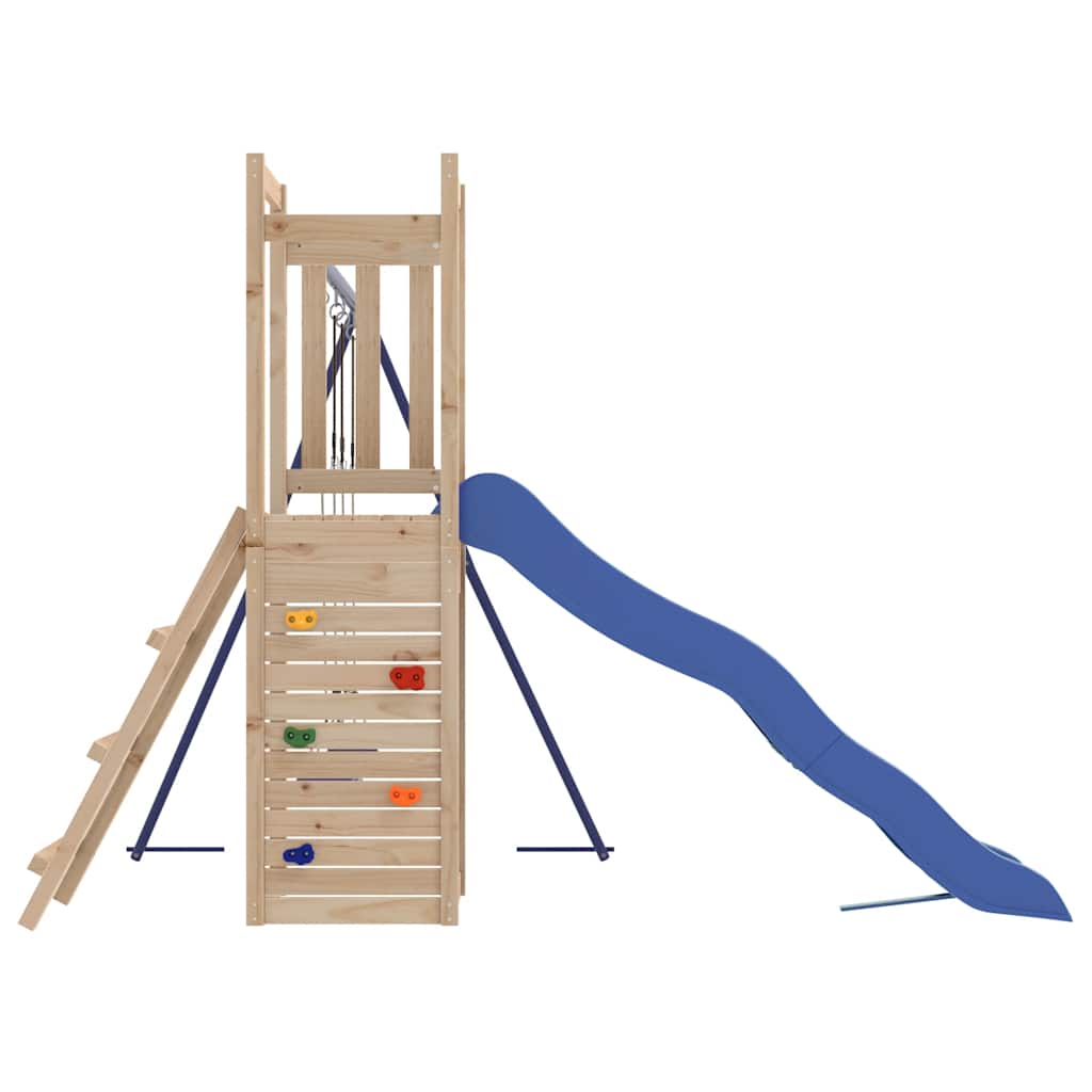 vidaXL Outdoor Playset Solid Wood Pine - Brown - 32820
