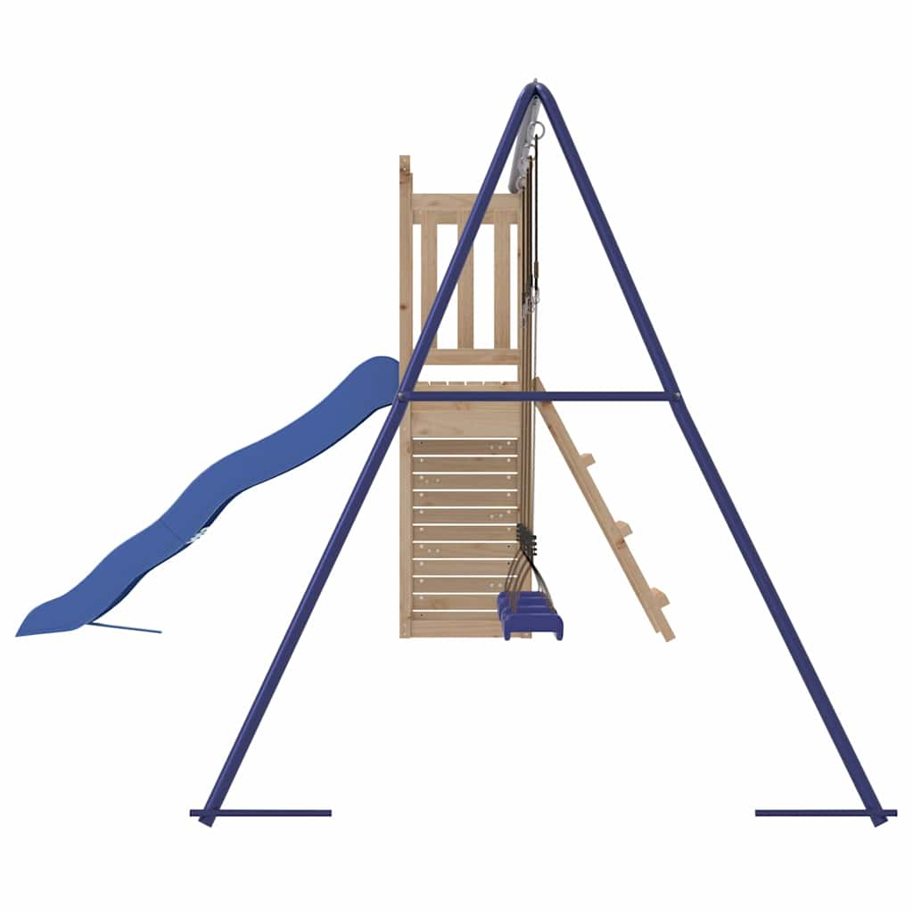 vidaXL Outdoor Playset Solid Wood Pine - Brown - 32820