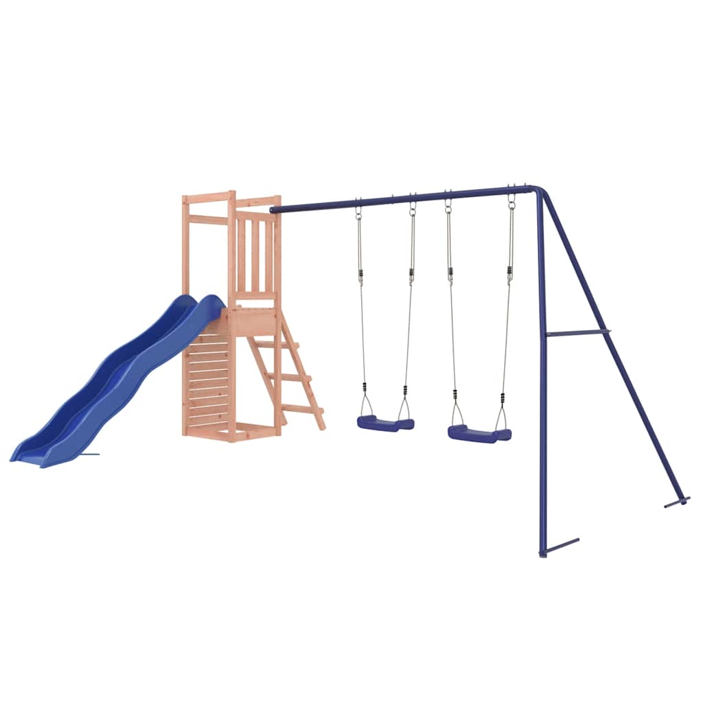 vidaXL Outdoor Playset Solid Wood Douglas - Brown - 32825