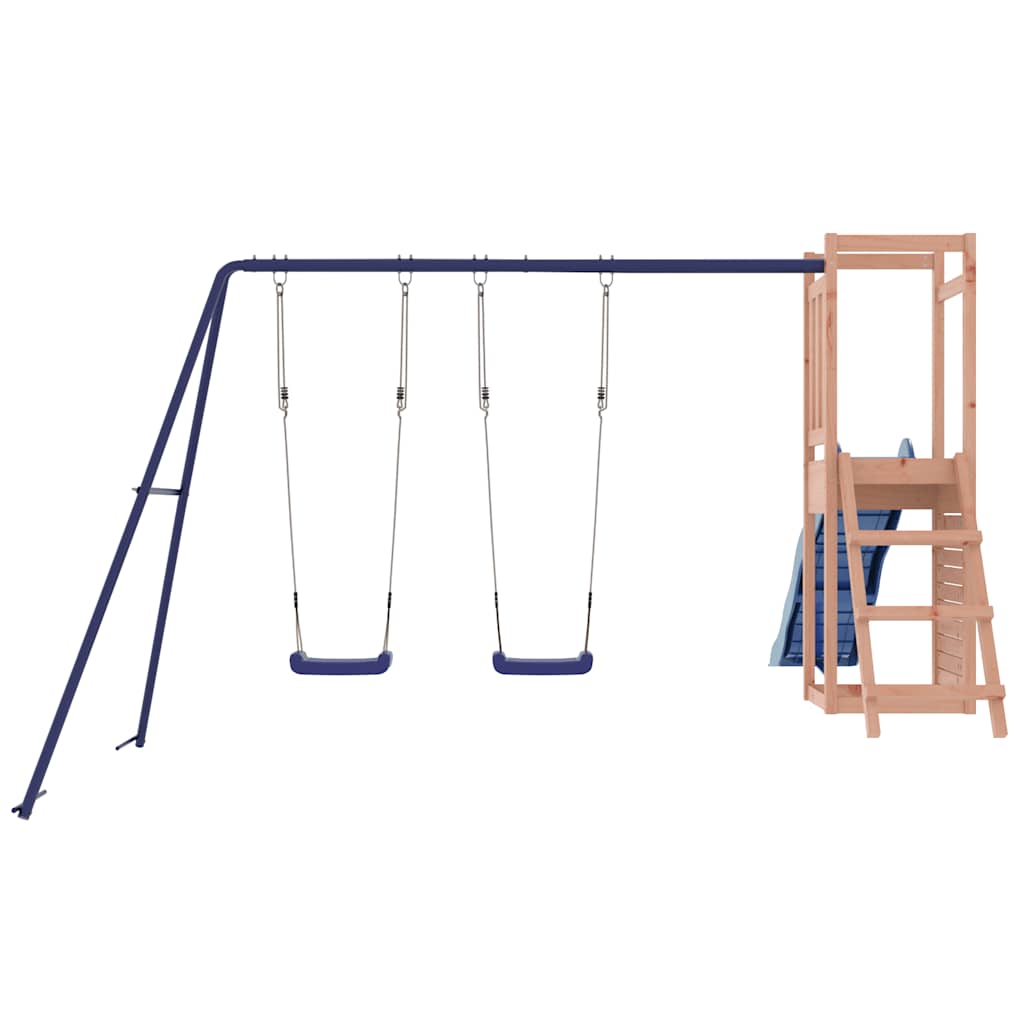 vidaXL Outdoor Playset Solid Wood Douglas - Brown - 32825