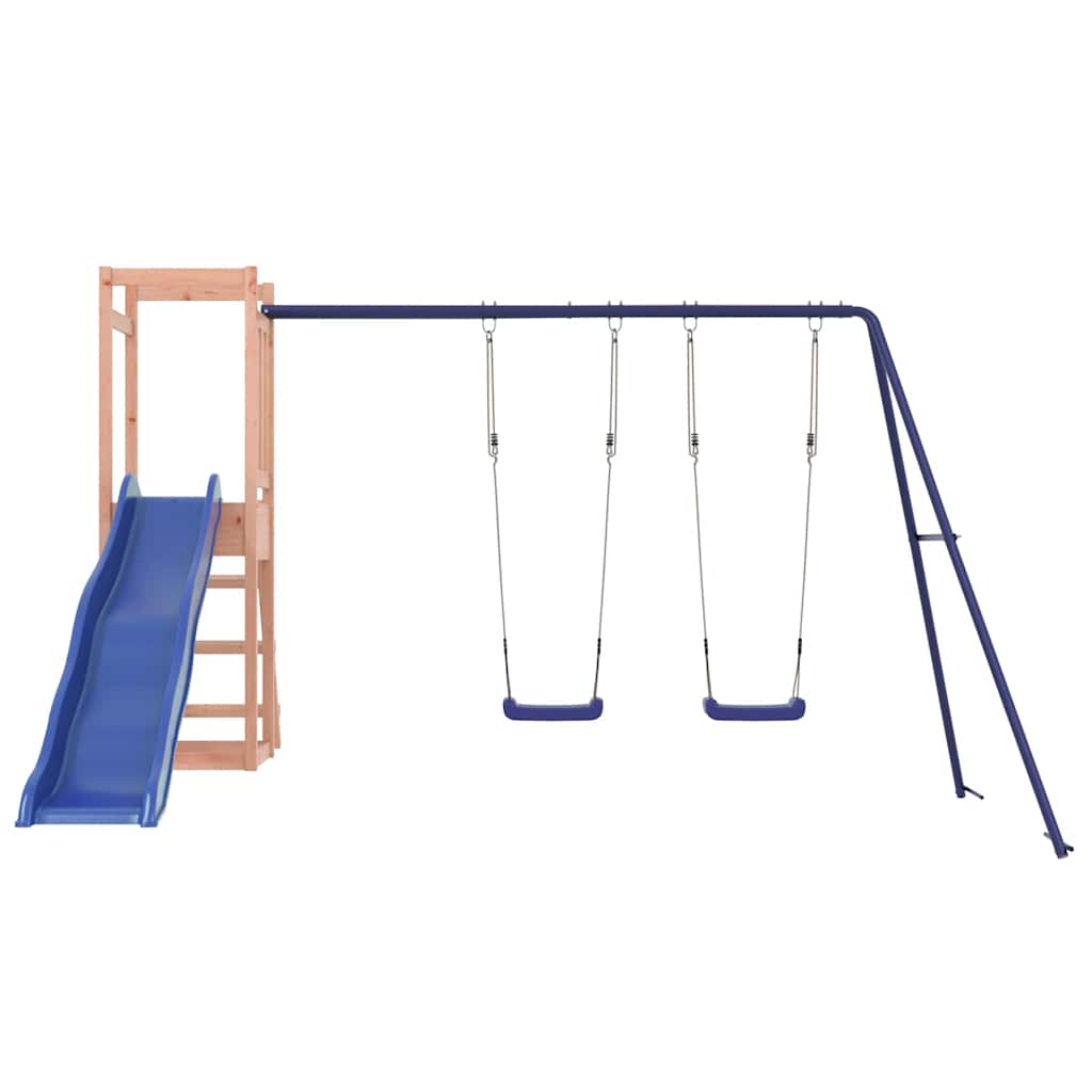 vidaXL Outdoor Playset Solid Wood Douglas - Brown - 32825
