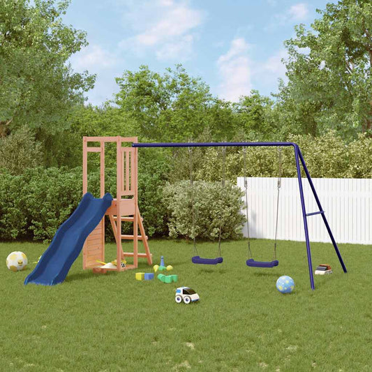 vidaXL Outdoor Playset Solid Wood Douglas - Brown - 32825