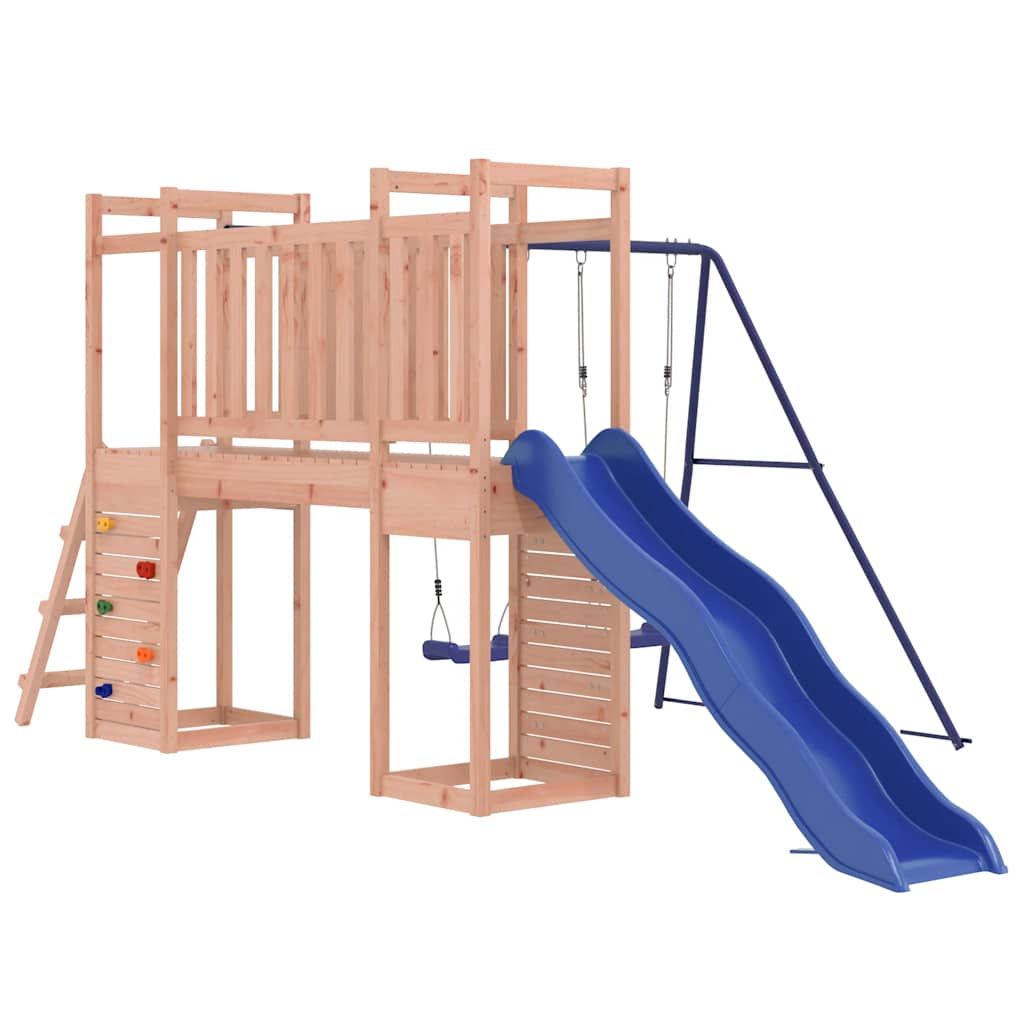 vidaXL Outdoor Playset Solid Wood Douglas - Brown - 32852