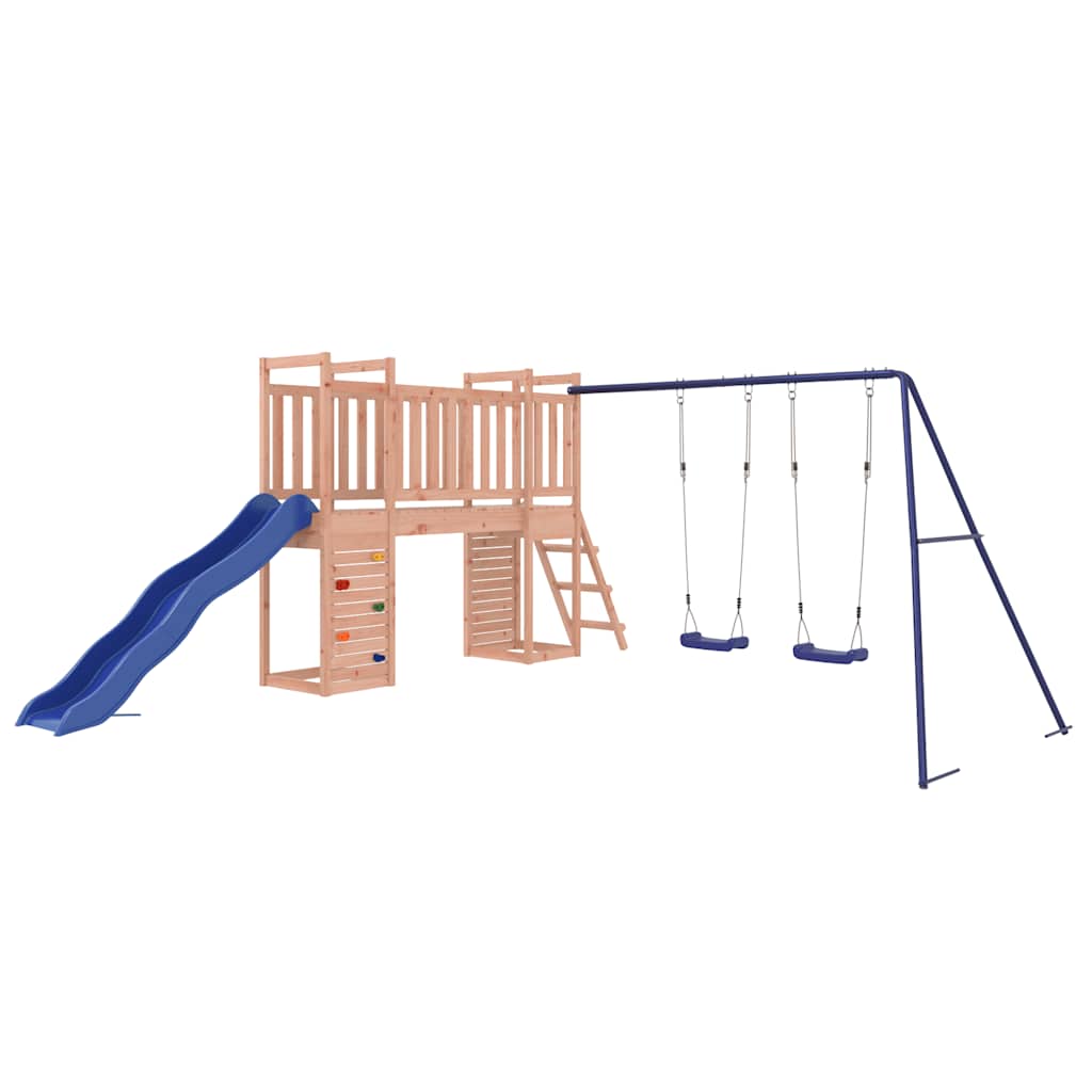 vidaXL Outdoor Playset Solid Wood Douglas - Brown - 32852