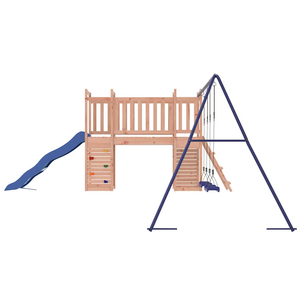 vidaXL Outdoor Playset Solid Wood Douglas - Brown - 32852