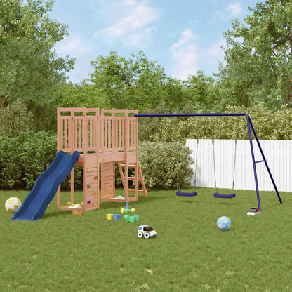 vidaXL Outdoor Playset Solid Wood Douglas - Brown - 32852