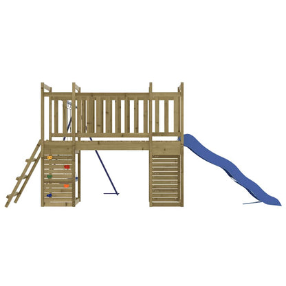 vidaXL Outdoor Playset | Pinewood | Vacuum pressure treated | Large | Durable - Brown