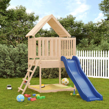 vidaXL Outdoor Playset Solid Wood Pine - Brown - 32854