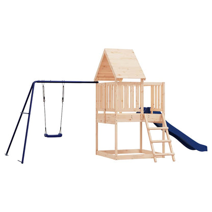 vidaXL Outdoor Playset Solid Wood Pine - Brown - 32873