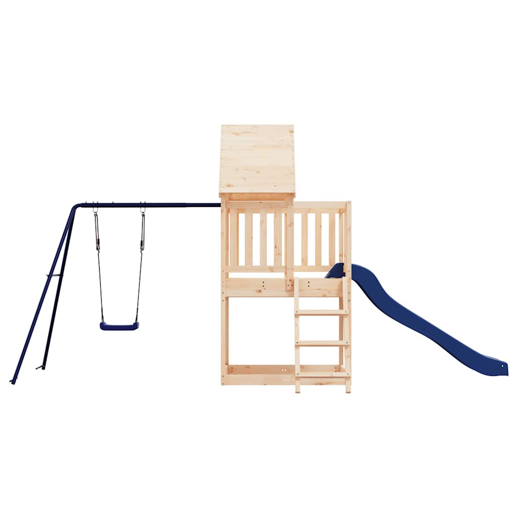 vidaXL Outdoor Playset Solid Wood Pine - Brown - 32873