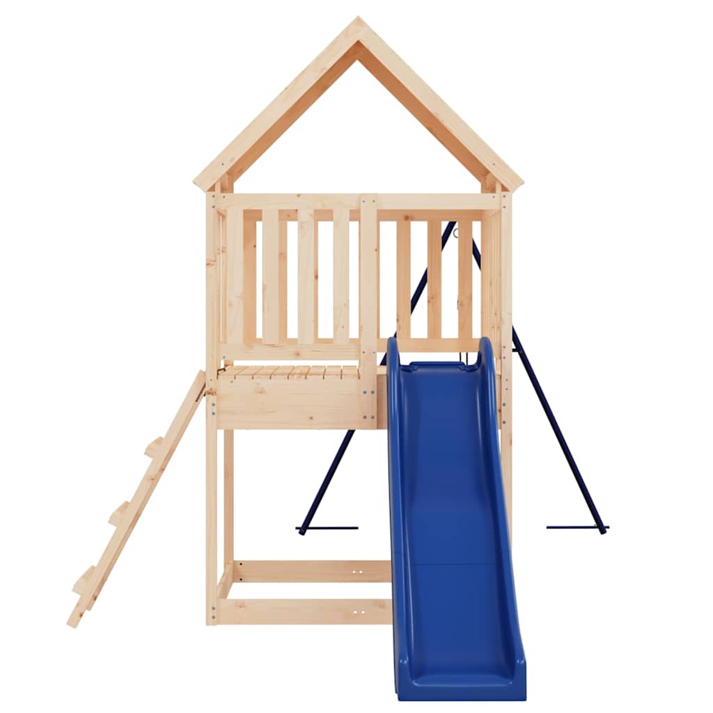 vidaXL Outdoor Playset Solid Wood Pine - Brown - 32873