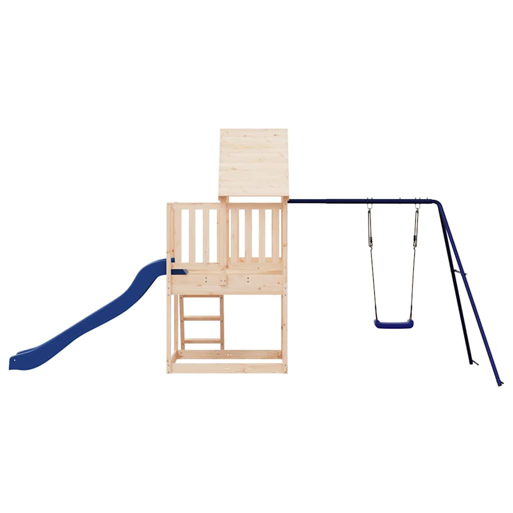 vidaXL Outdoor Playset Solid Wood Pine - Brown - 32873
