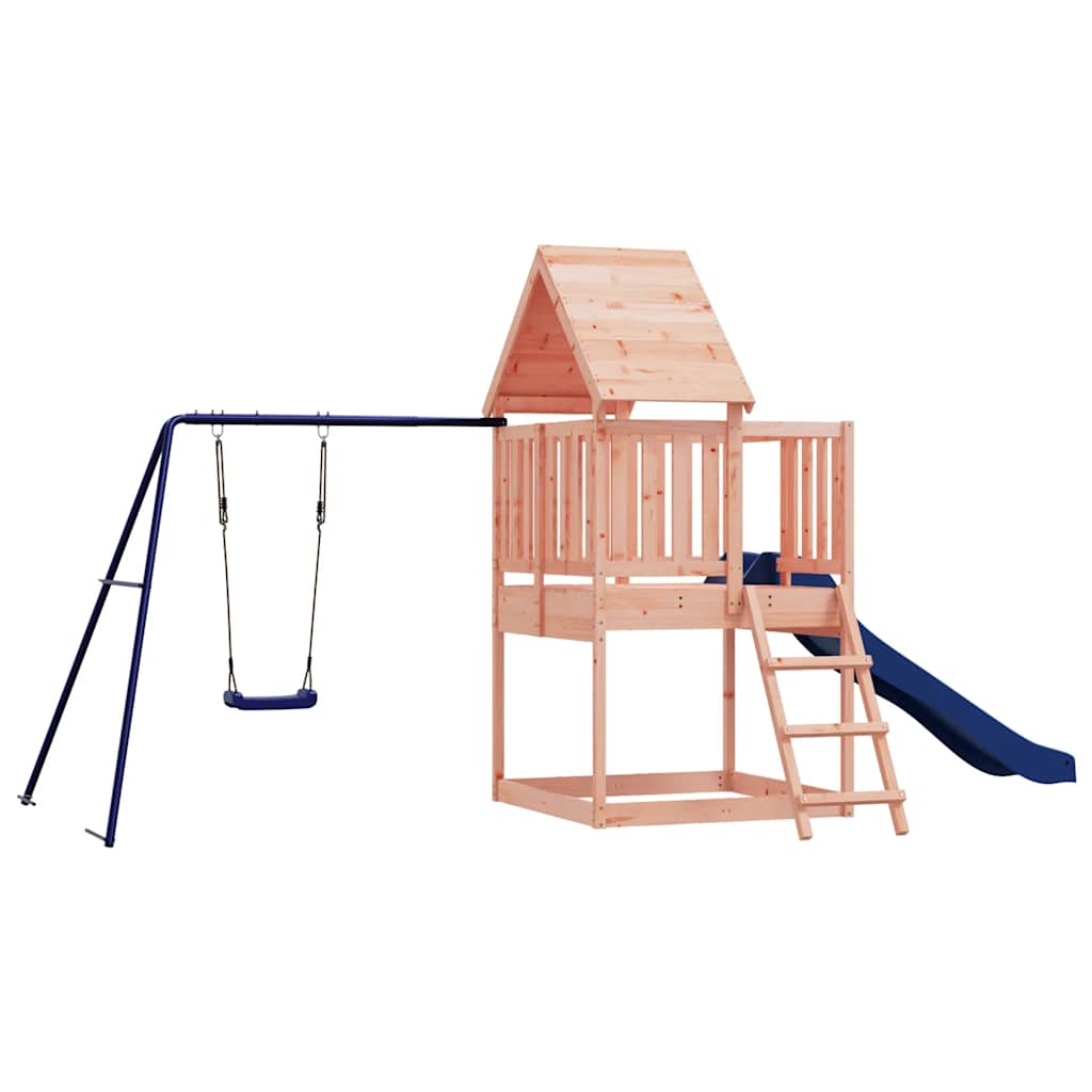 vidaXL Outdoor Playset Solid Wood Douglas - Brown - 32886