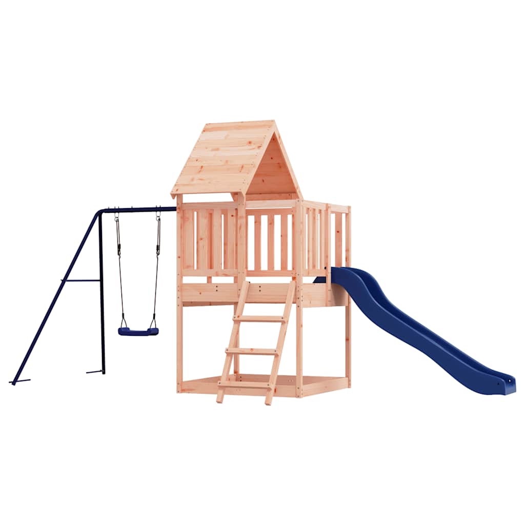 vidaXL Outdoor Playset Solid Wood Douglas - Brown - 32886