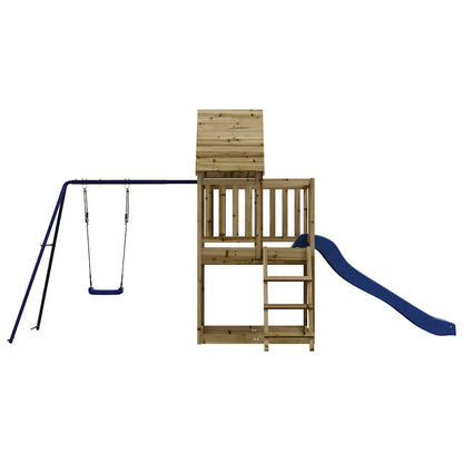 vidaXL Outdoor Playset Impregnated Wood Pine - Brown - 32899