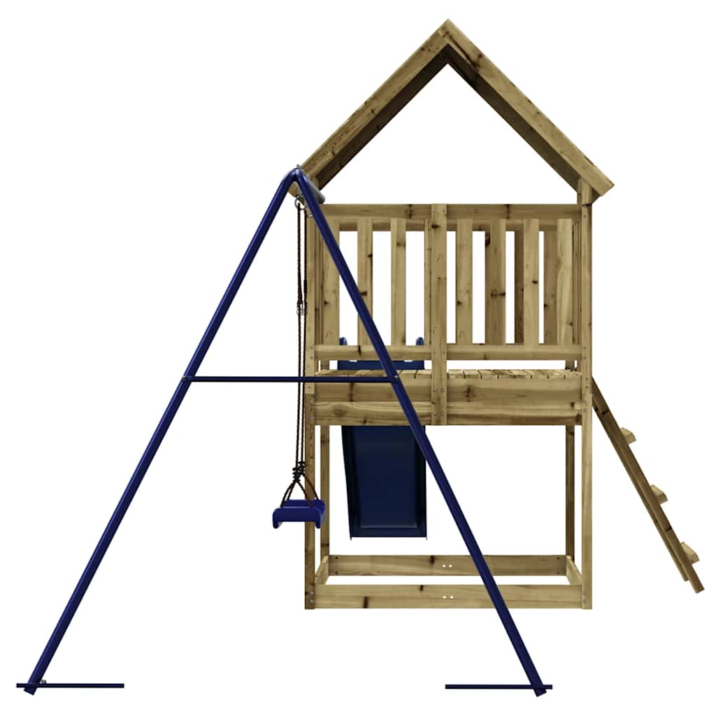 vidaXL Outdoor Playset Impregnated Wood Pine - Brown - 32899