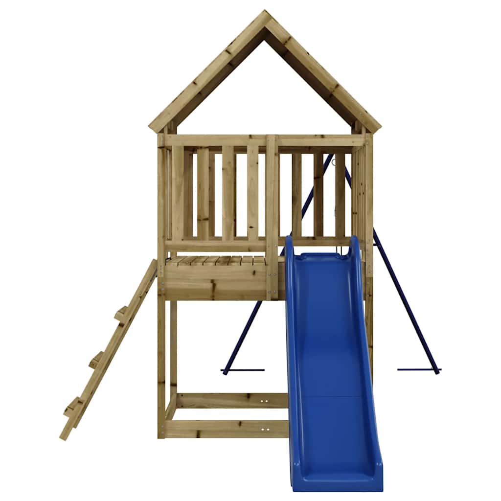 vidaXL Outdoor Playset Impregnated Wood Pine - Brown - 32899