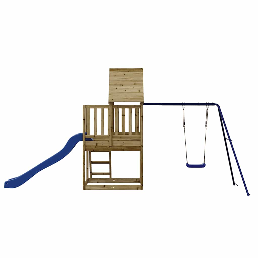 vidaXL Outdoor Playset Impregnated Wood Pine - Brown - 32899