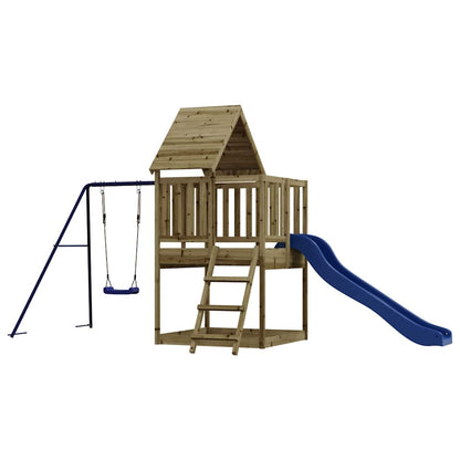 vidaXL Outdoor Playset Impregnated Wood Pine - Brown - 32899