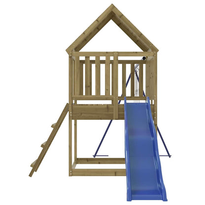 vidaXL Outdoor Playset Impregnated Wood Pine - Brown - 32920