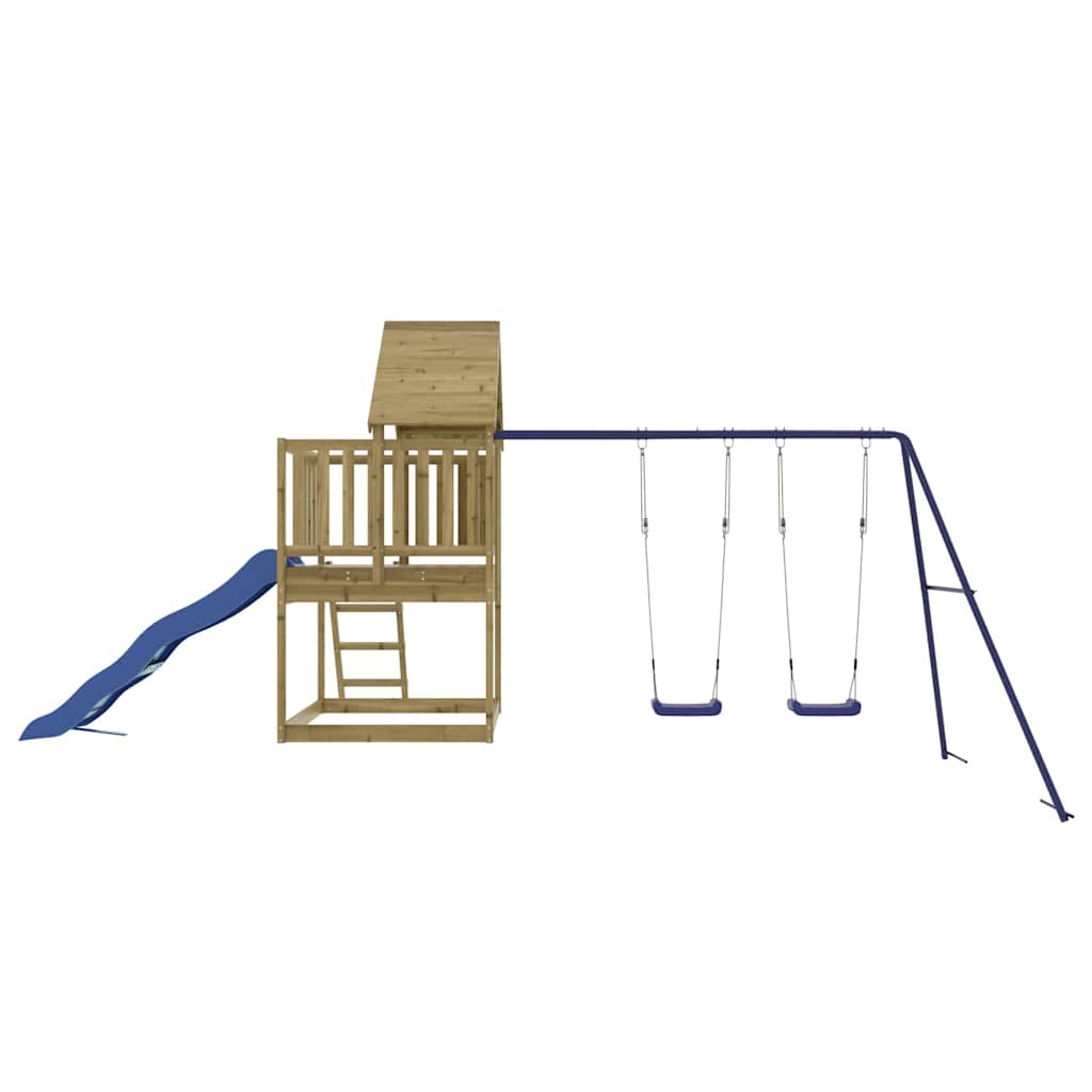 vidaXL Outdoor Playset Impregnated Wood Pine - Brown - 32920