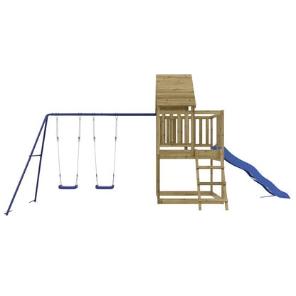 vidaXL Outdoor Playset Impregnated Wood Pine - Brown - 32920