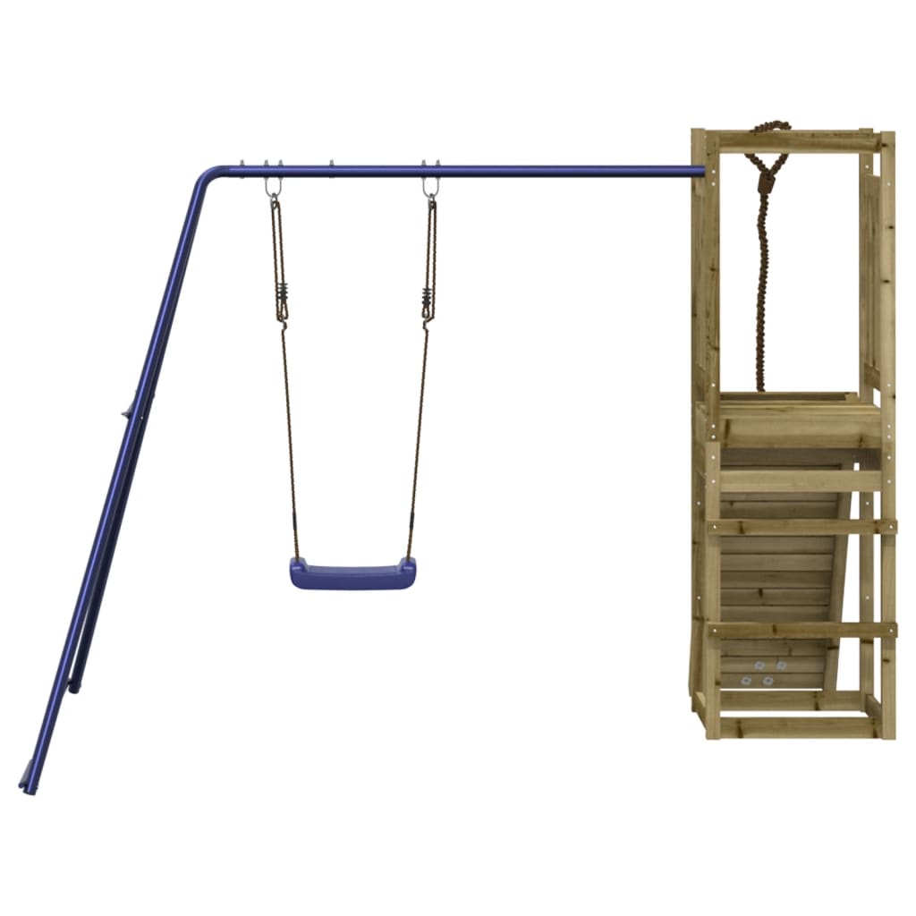 vidaXL Outdoor Playset Impregnated Wood Pine - Brown - 32928