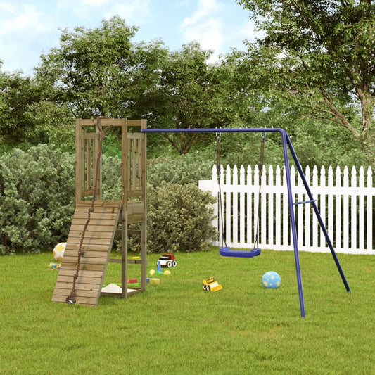 vidaXL Outdoor Playset Impregnated Wood Pine - Brown - 32928