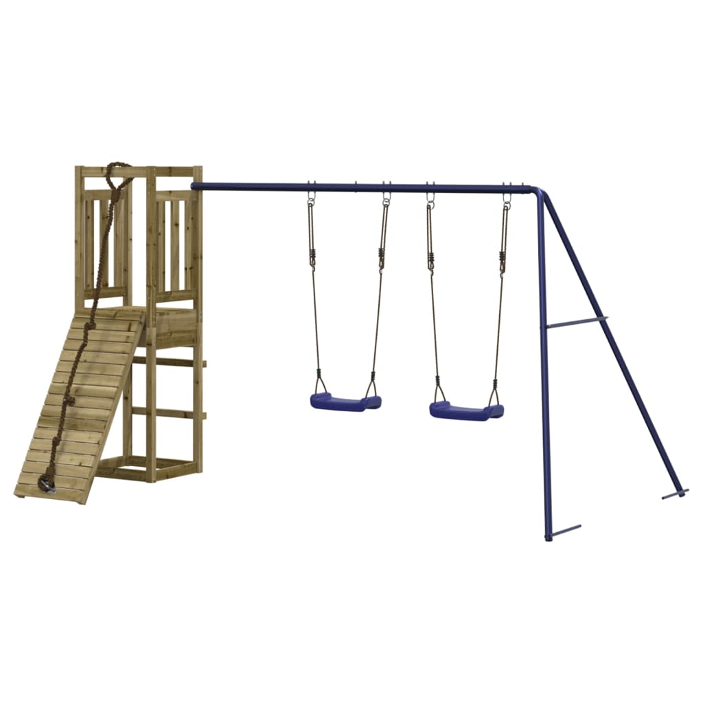 vidaXL Outdoor Playset Impregnated Wood Pine - Brown - 32935