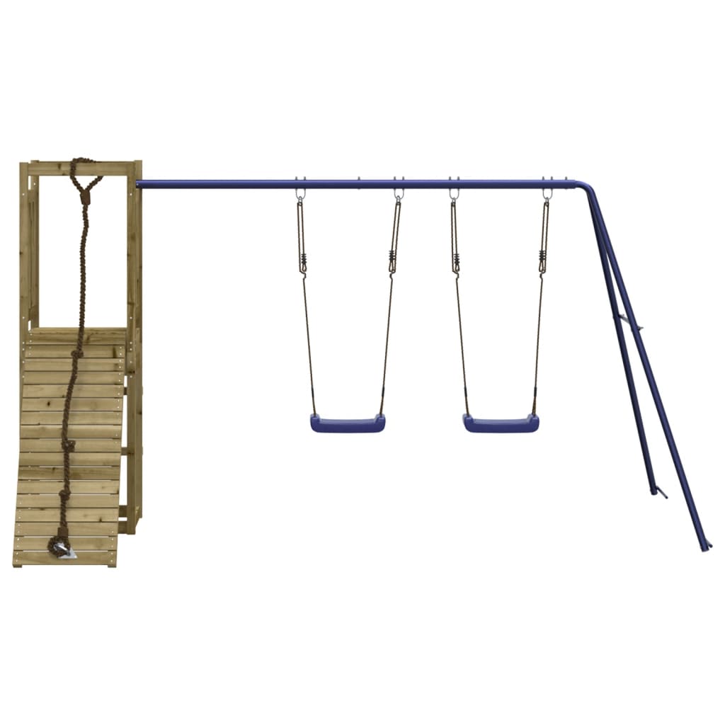 vidaXL Outdoor Playset Impregnated Wood Pine - Brown - 32935
