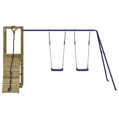 vidaXL Outdoor Playset Impregnated Wood Pine - Brown - 32935