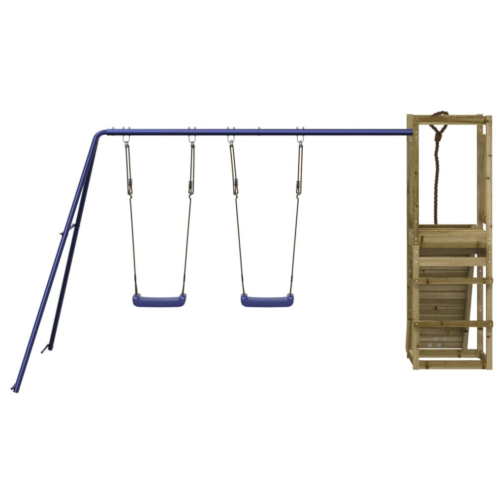 vidaXL Outdoor Playset Impregnated Wood Pine - Brown - 32935