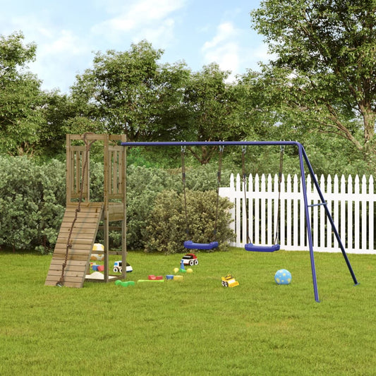 vidaXL Outdoor Playset Impregnated Wood Pine - Brown - 32935