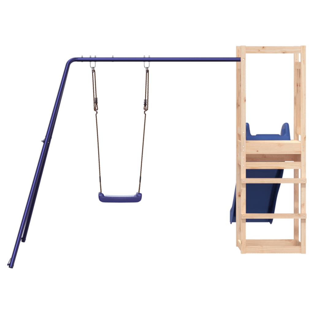 vidaXL Outdoor Playset Solid Wood Pine - Brown - 32946