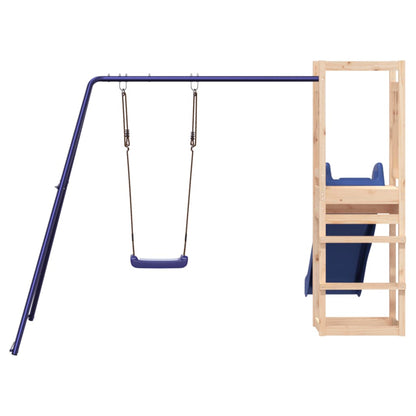 vidaXL Outdoor Playset Solid Wood Pine - Brown - 32946