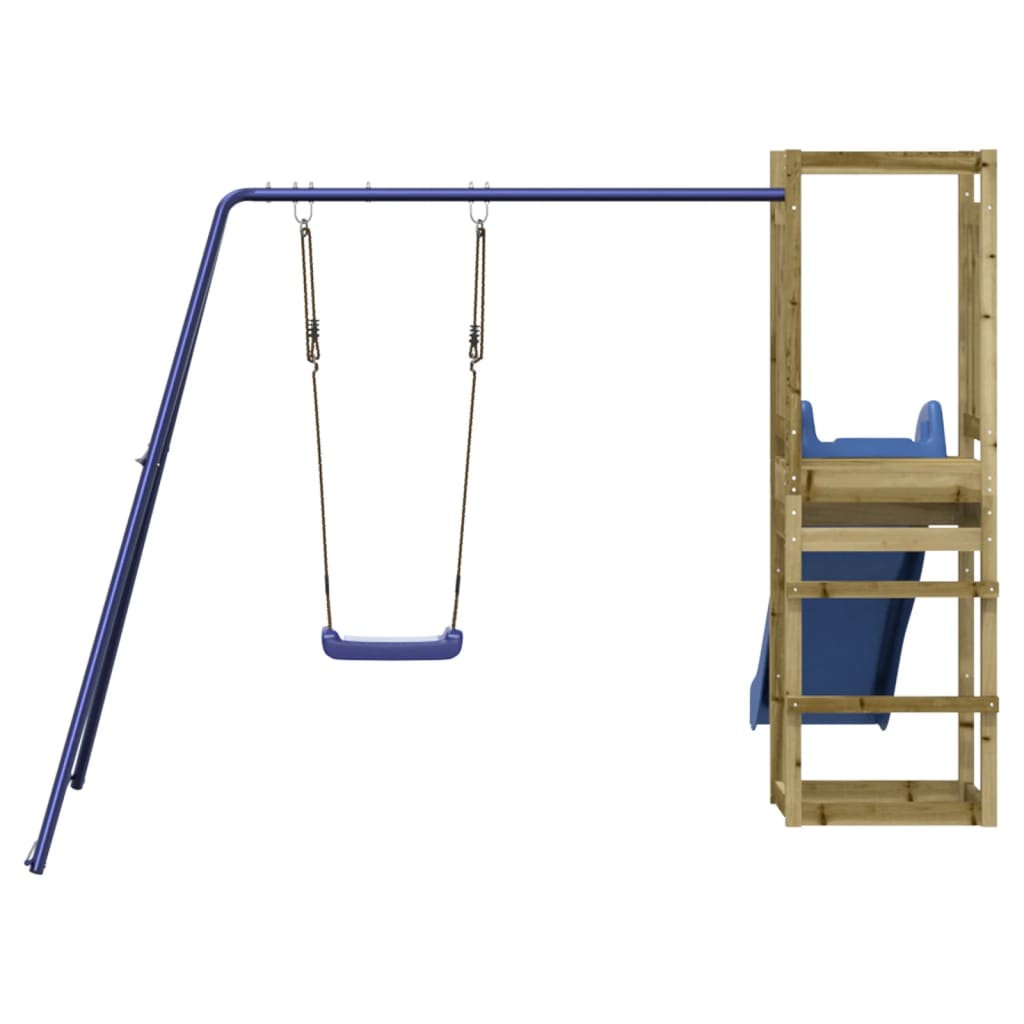 vidaXL Outdoor Playset Impregnated Wood Pine - Brown - 32950