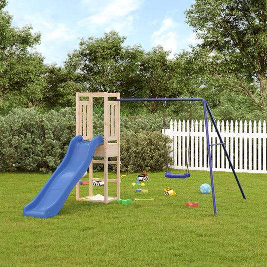 vidaXL Outdoor Playset Impregnated Wood Pine - Brown - 32950