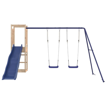 vidaXL Outdoor Playset Solid Wood Pine - Brown - 32953