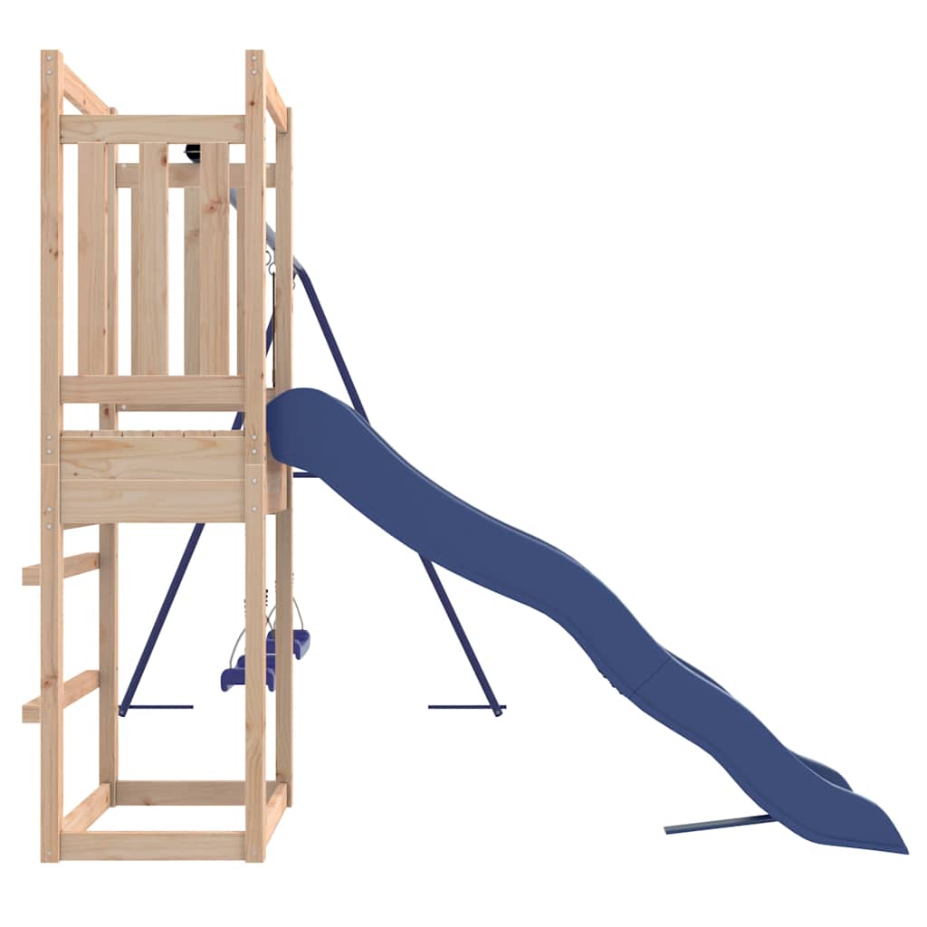 vidaXL Outdoor Playset Solid Wood Pine - Brown - 32953