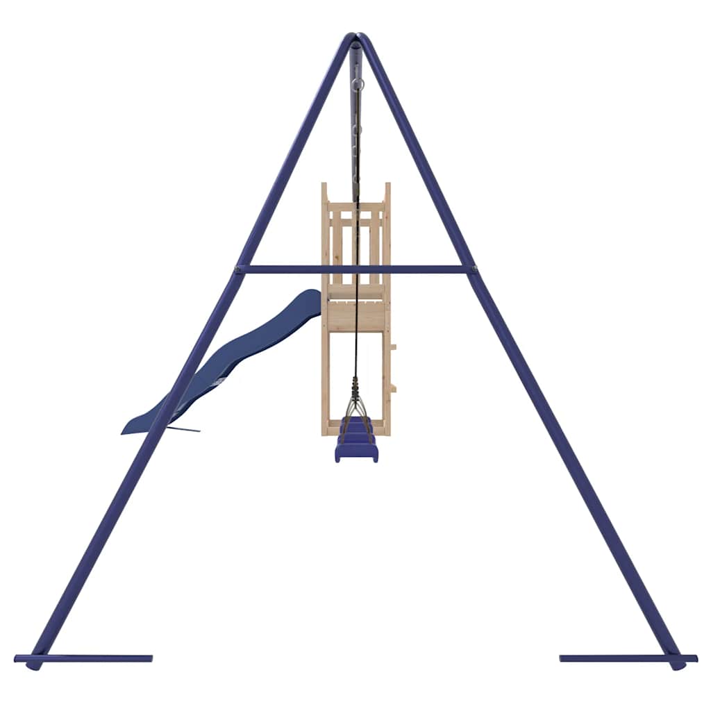 vidaXL Outdoor Playset Solid Wood Pine - Brown - 32953