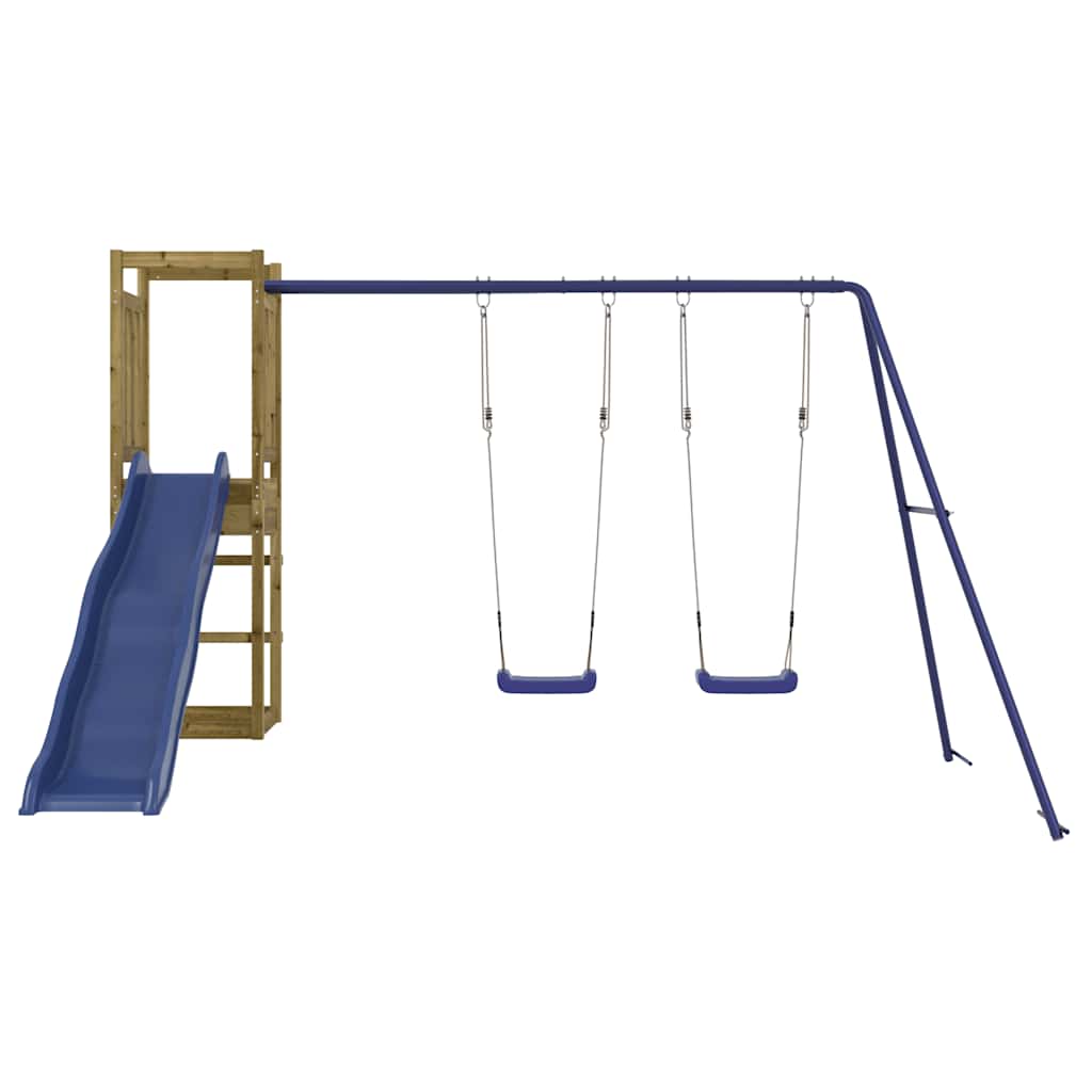 vidaXL Outdoor Playset Impregnated Wood Pine - Brown - 32964