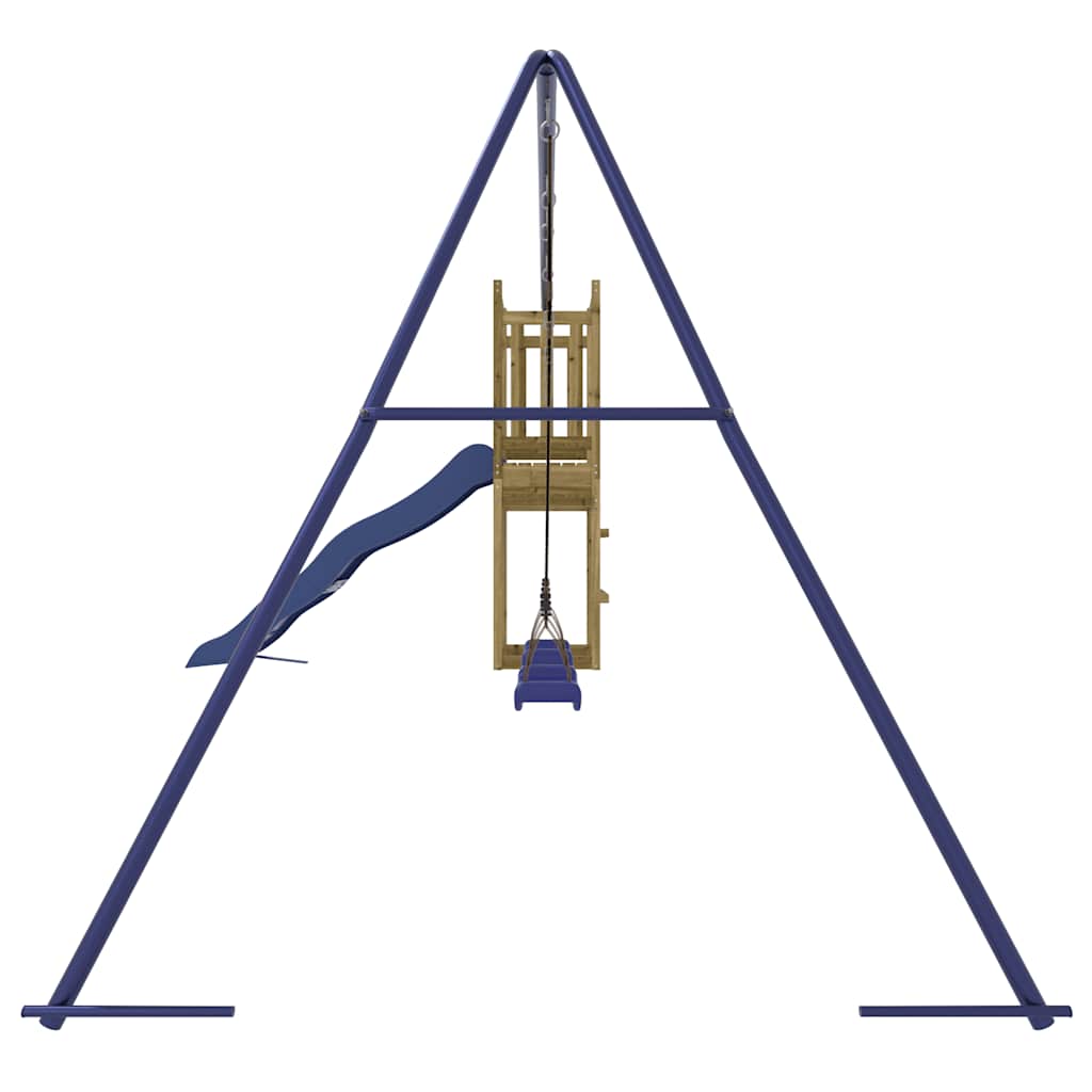 vidaXL Outdoor Playset Impregnated Wood Pine - Brown - 32964